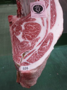 神戸ビーフと認定された枝肉の写真です☆