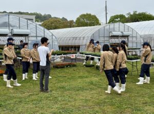 園芸科 花いっぱい運動を行いました