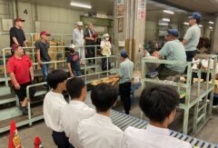 1年農業経営科　校外バス研修
