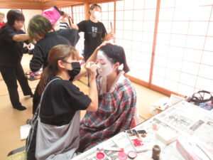 郷土伝統文化継承クラブが「播州歌舞伎in西福寺」に参加しました。