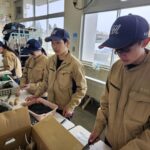 野菜コースでジャガイモ栽培の準備をしました。