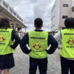 ボランティア活動用のビブスが完成しました。