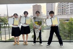 園芸科　高校生花いけバトル姫路大会に出場しました