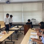 ９月の花いっぱい運動に向けて打ち合わせを行いました。
